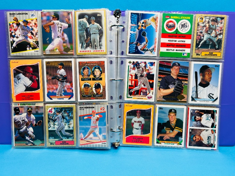 Photo 1 of 195664… final sale no return/ refund-270 mixed baseball cards in binder 