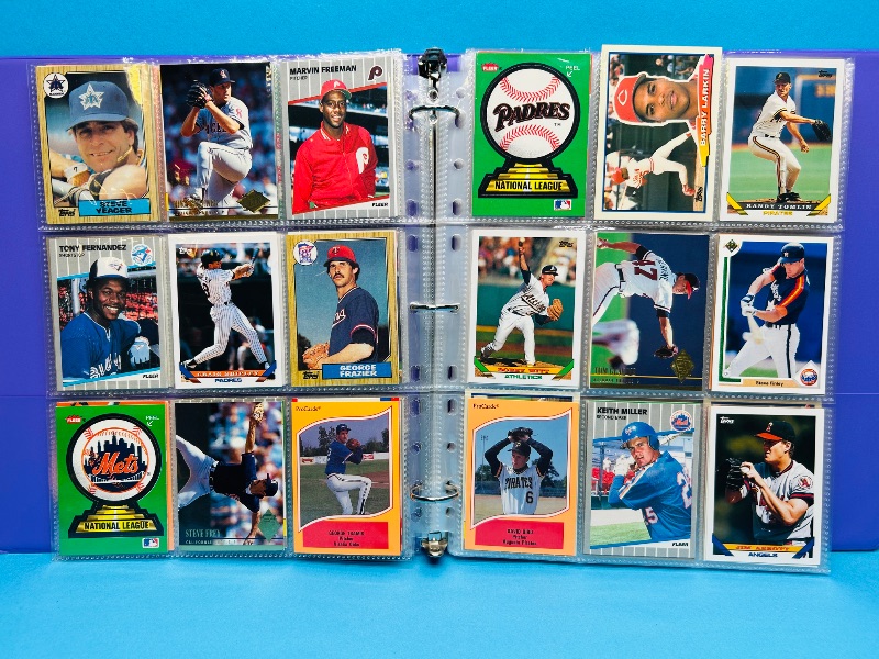 Photo 1 of 195664… final sale no return/ refund-270 mixed baseball cards in binder 