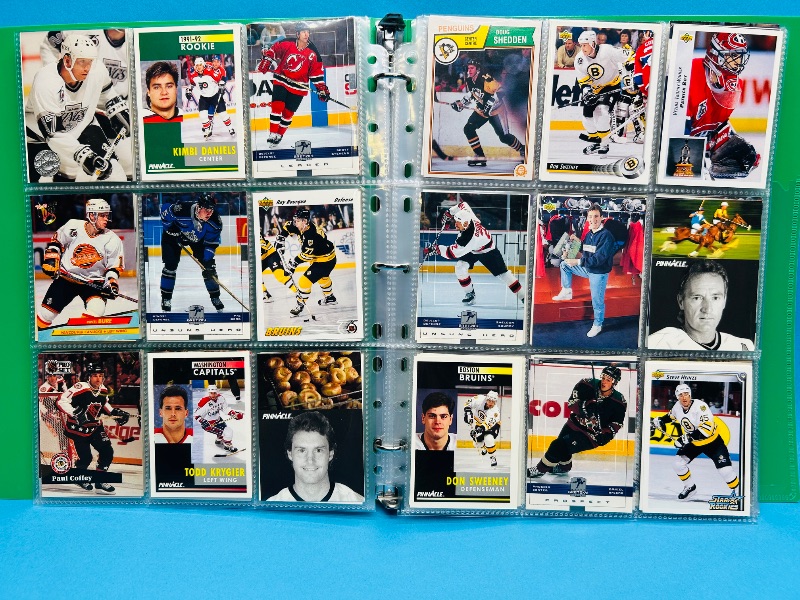 Photo 1 of 195665… final sale no return/ refund-270 mixed hockey cards in binder