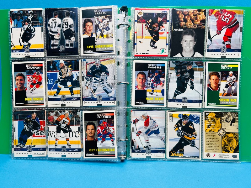 Photo 1 of 195665… final sale no return/ refund-270 mixed hockey cards in binder