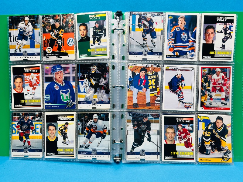 Photo 1 of 195665… final sale no return/ refund-270 mixed hockey cards in binder