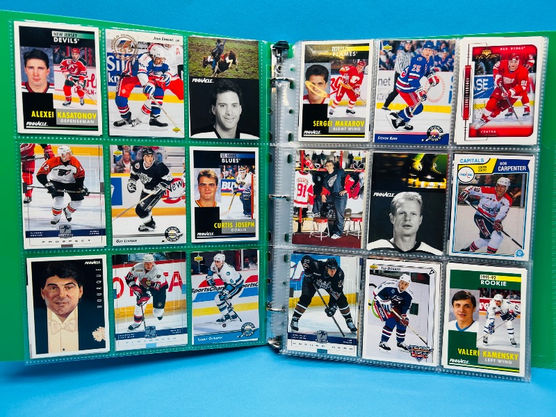 Photo 1 of 195665… final sale no return/ refund-270 mixed hockey cards in binder