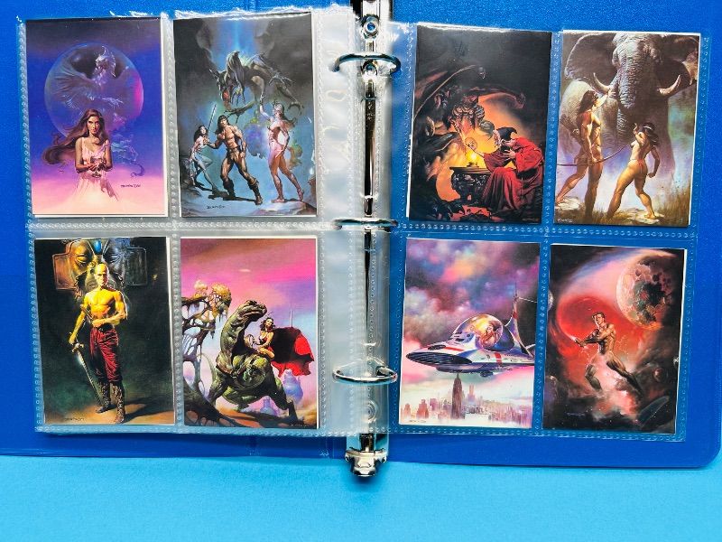 Photo 1 of 195667… final sale no return/ refund-80 Boris Vallejo art cards in binder