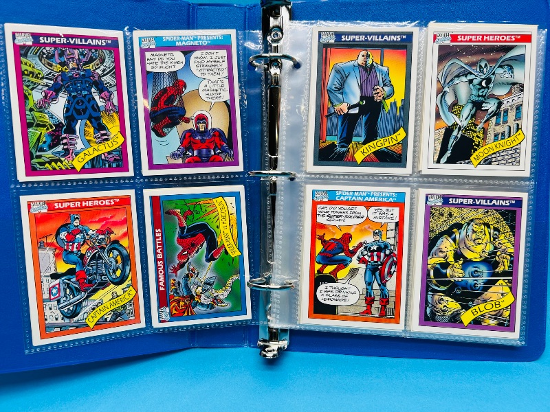 Photo 1 of 195668… final sale no return/ refund-64 mixed Marvel cards in binder 