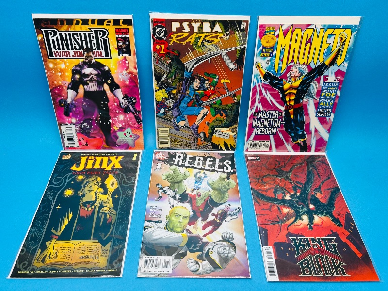 Photo 1 of 195669…6 comics all #1’s in plastic sleeves