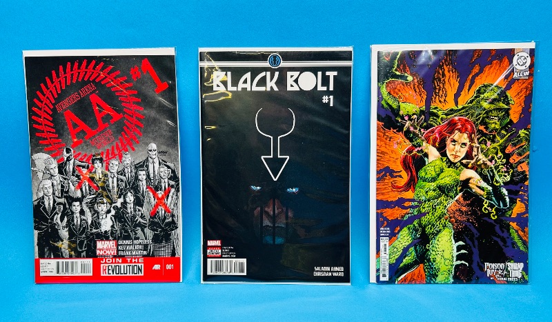 Photo 1 of 195670…3 comics all #1’s in plastic sleeves