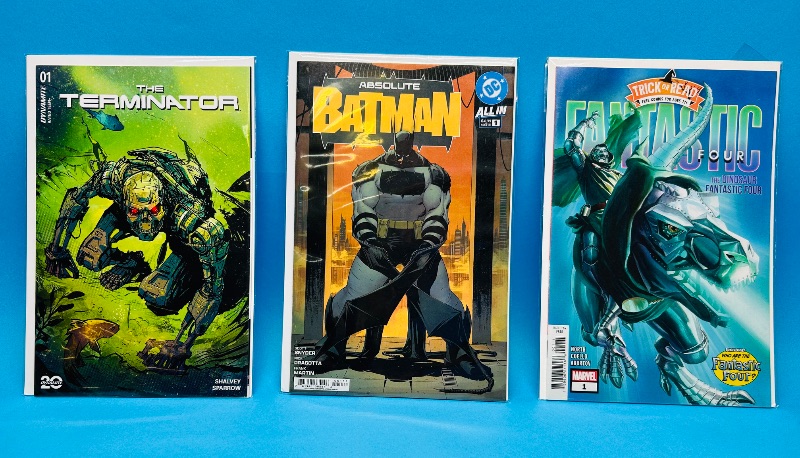 Photo 1 of 195672…3 comics all #1’s in plastic sleeves