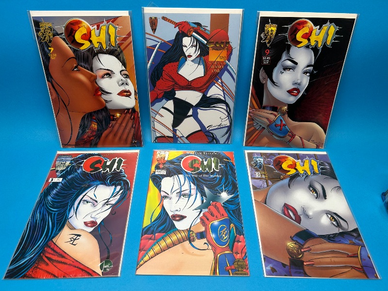Photo 1 of 195682…6 Shi comics in plastic sleeves 