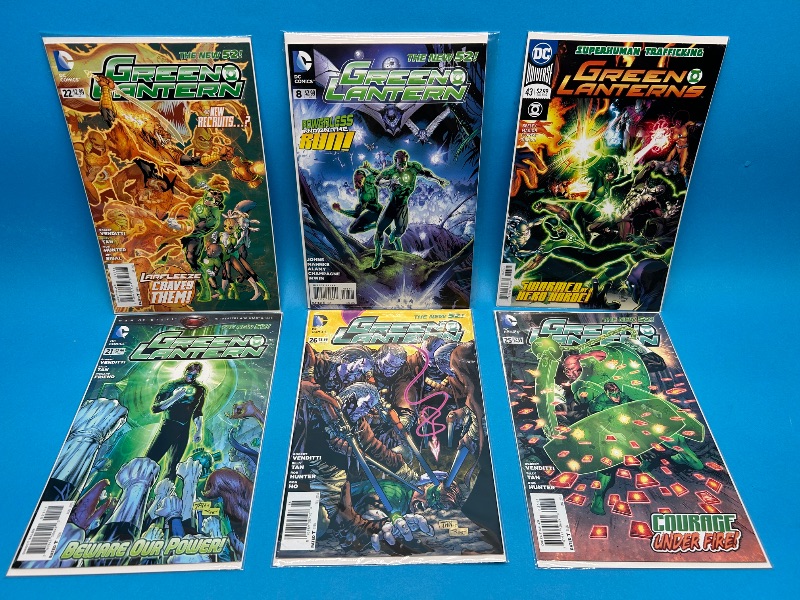 Photo 1 of 195685…6 green lantern comics in plastic sleeves 