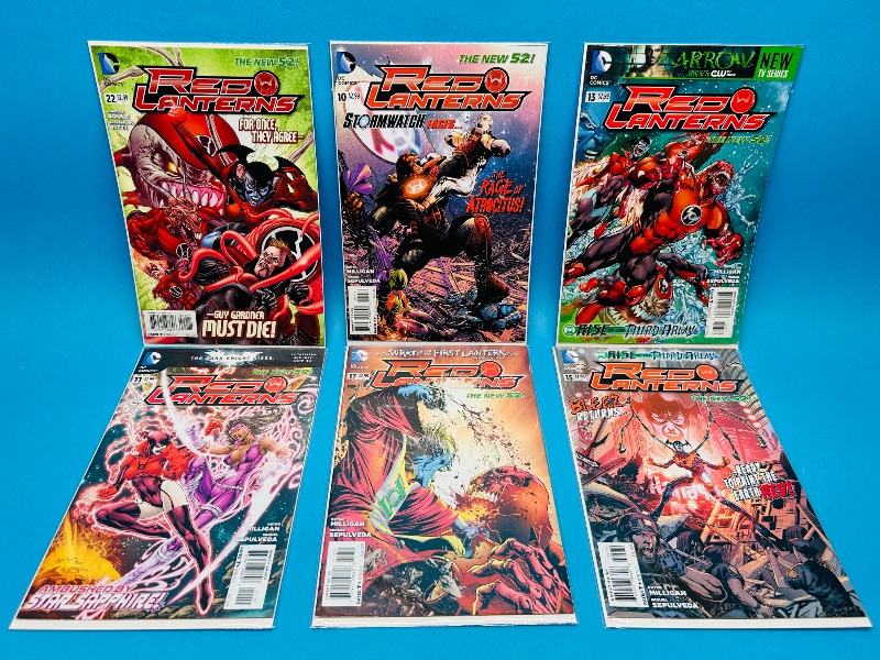 Photo 1 of 195688…6 red lantern comics in plastic sleeves