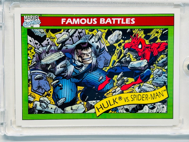 Photo 1 of 195689…vintage Marvel card 114 in hard plastic case