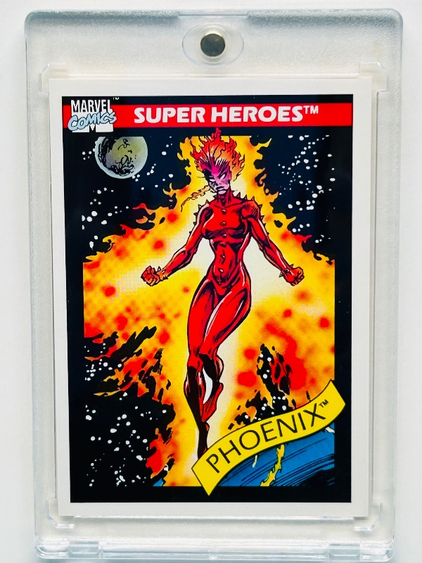 Photo 1 of 195693…Marvel Phoenix card 11 in hard plastic case