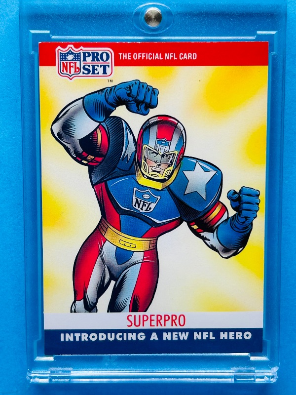 Photo 1 of 195699…NFL Pro Set Superpro card in hard plastic case