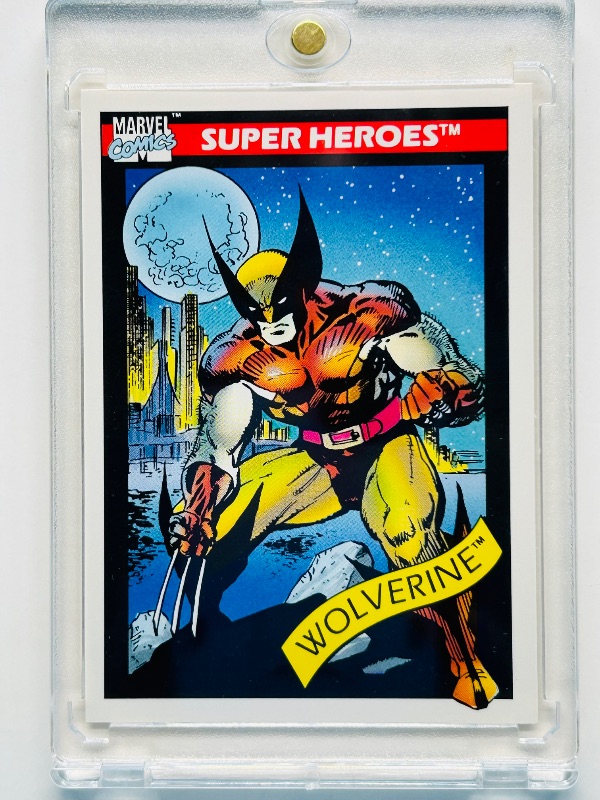 Photo 1 of 195707…vintage Wolverine card 10 in hard plastic case