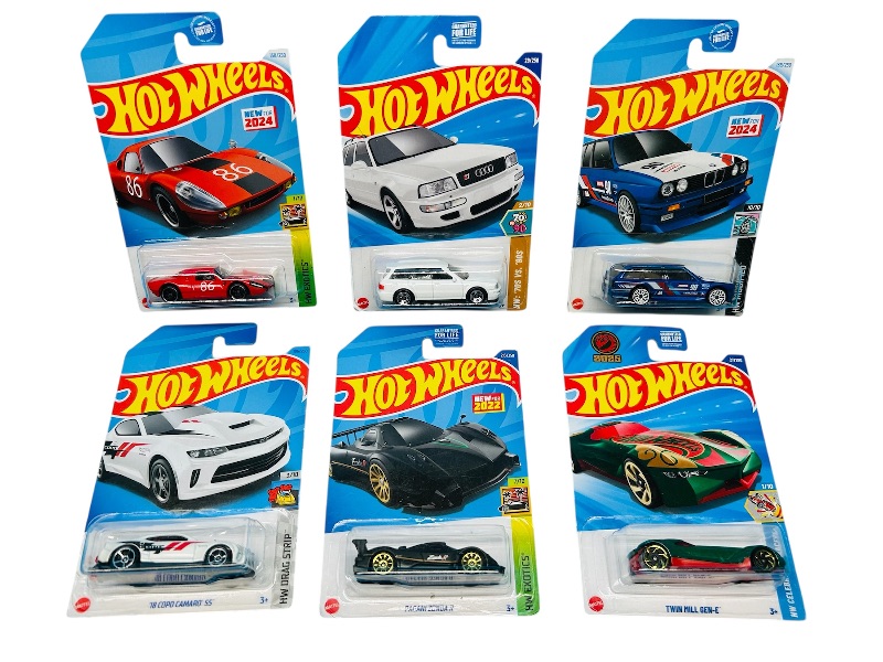 Photo 1 of 195743…6 hot wheels die cast cars