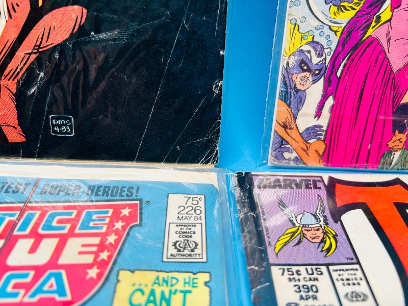 Photo 1 of 195748…10 damaged vintage comics with folds, bends, stains, etc.