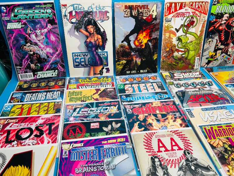 Photo 1 of 185749…final sale no return/refund- 30 misc. comics in plastic sleeves 