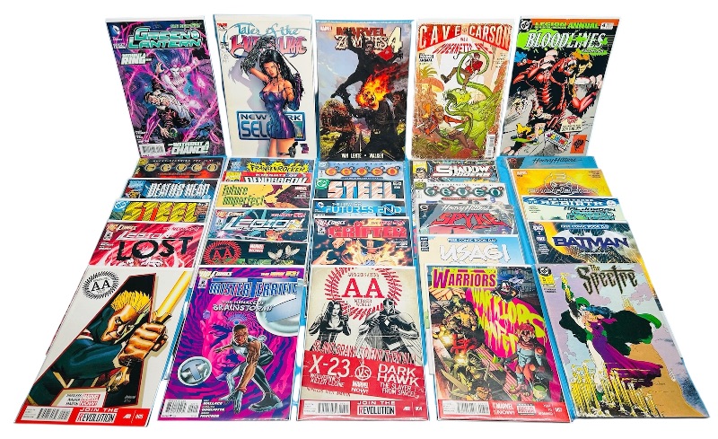 Photo 1 of 185749…final sale no return/refund- 30 misc. comics in plastic sleeves 