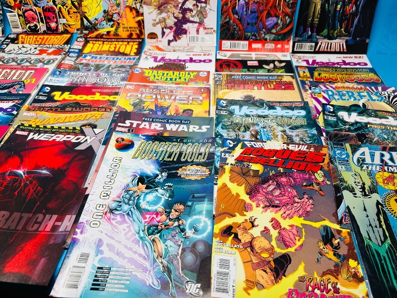 Photo 1 of 195750… final sale no return/refund- 40 misc. unsleeved comics