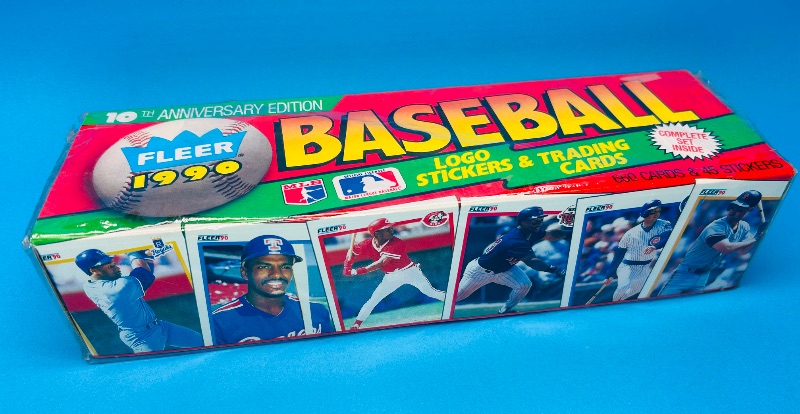 Photo 1 of 195755…final sale- SEALED 1990 Fleer baseball card set 10th anniversary edition NO Return/Refund 