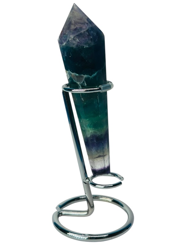 Photo 1 of 195779…6” fluorite septre with stand