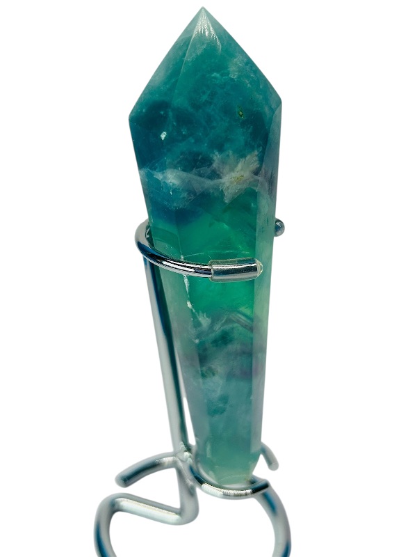 Photo 1 of 195780… 6” fluorite septre with stand