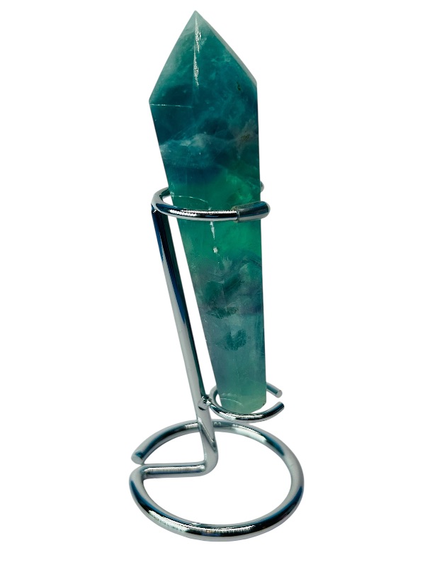 Photo 1 of 195780… 6” fluorite septre with stand