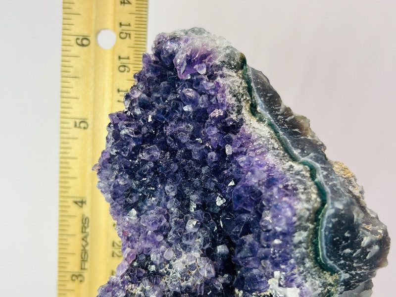 Photo 1 of 195783…6” amethyst rock on display stand-height includes stand