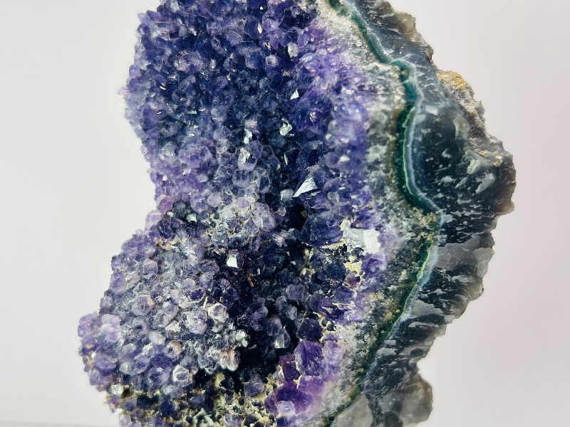 Photo 1 of 195783…6” amethyst rock on display stand-height includes stand