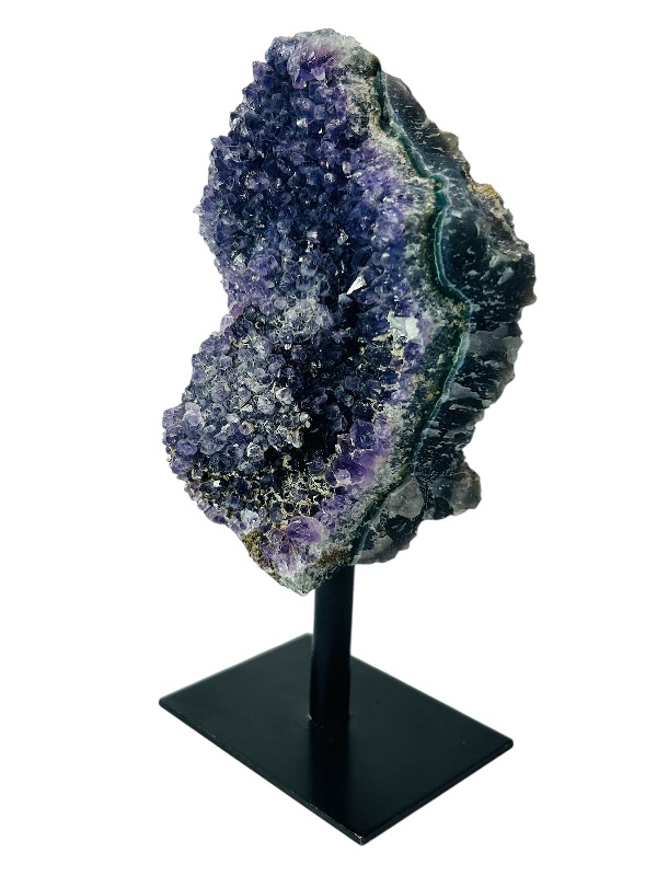 Photo 1 of 195783…6” amethyst rock on display stand-height includes stand