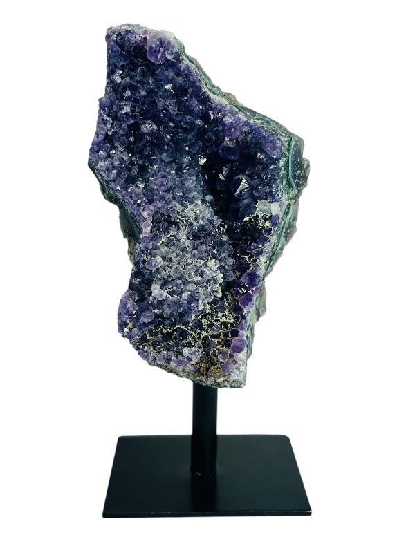 Photo 1 of 195783…6” amethyst rock on display stand-height includes stand