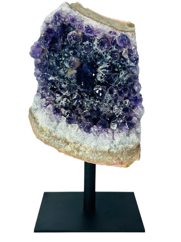 Photo 1 of 195784…6.5” amethyst rock on display stand-height includes stand
