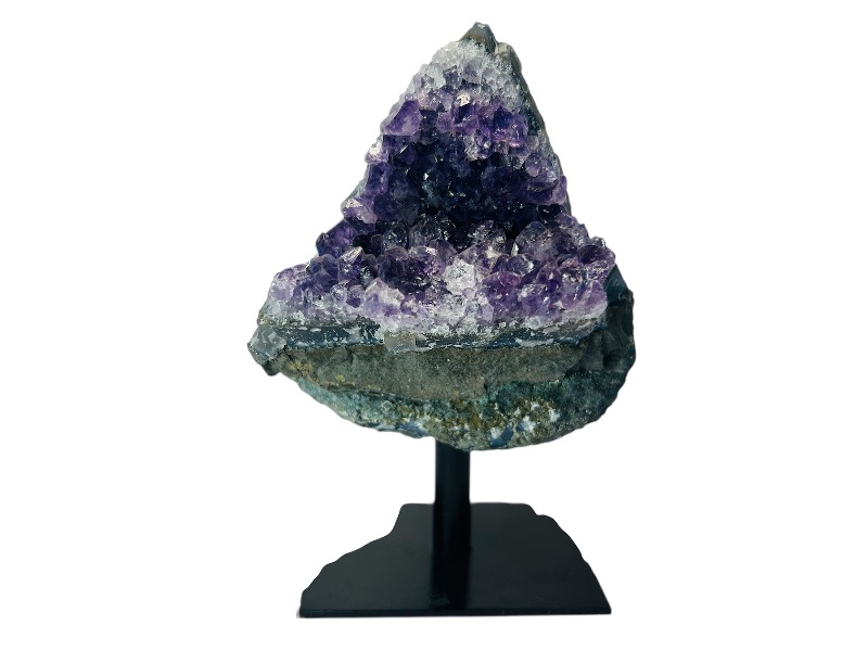 Photo 1 of 195785…5.5” amethyst rock on display stand-height includes stand