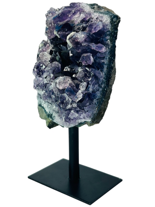 Photo 1 of 195786…6” amethyst rock on display stand-height includes stand