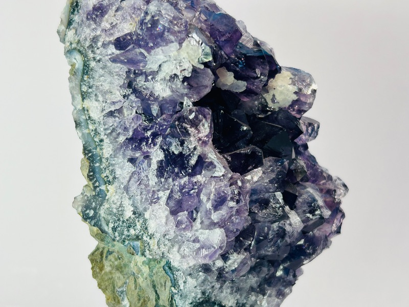 Photo 1 of 195786…6” amethyst rock on display stand-height includes stand