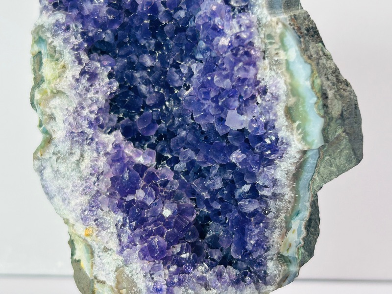 Photo 1 of 195787…4” amethyst rock on display stand-height includes stand