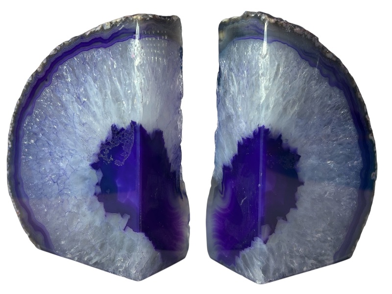 Photo 1 of 195789…4” tall agate base bookends