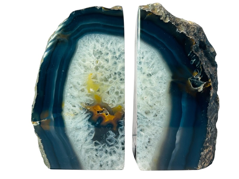 Photo 1 of 195790…5” tall agate base bookends