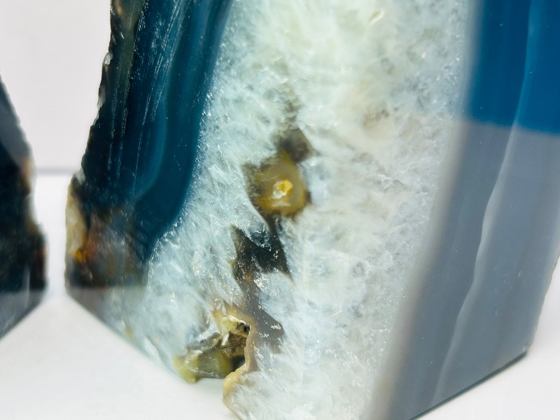 Photo 1 of 195790…5” tall agate base bookends