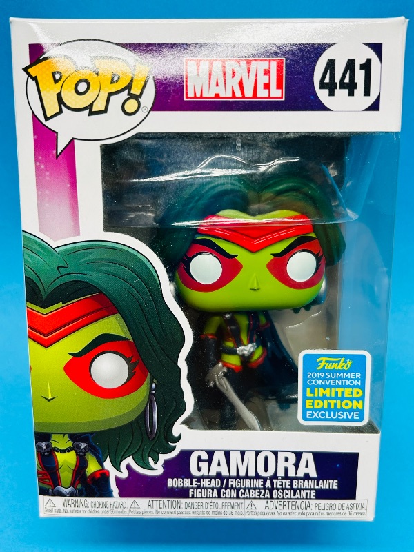 Photo 1 of 195796… Funko Pop Marvel Gamora bobble head figure 