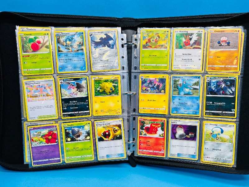 Photo 1 of 195827…final sale no return/refund/-270 mixed Pokémon cards in binder