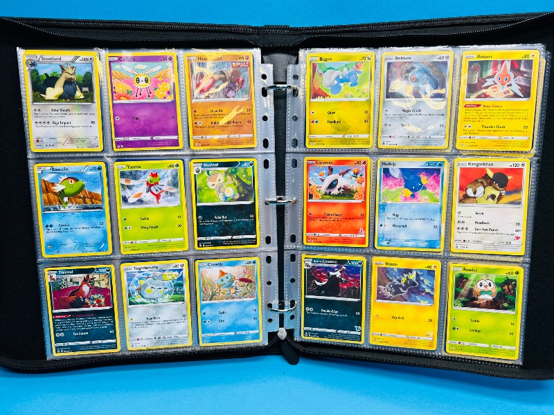 Photo 1 of 195827…final sale no return/refund/-270 mixed Pokémon cards in binder