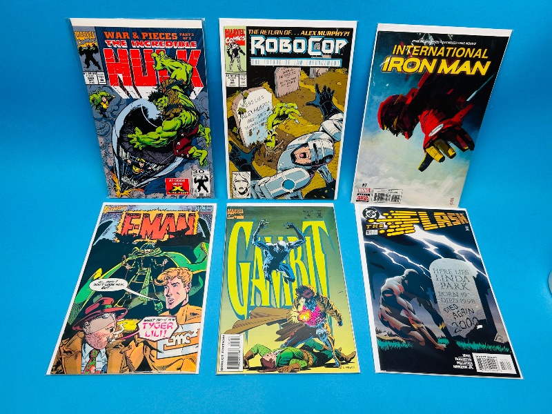 Photo 1 of 195840…6 vintage comics in plastic sleeves 