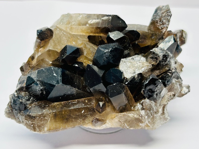 Photo 1 of 195864…5 x 3” smokey quartz rock with stand