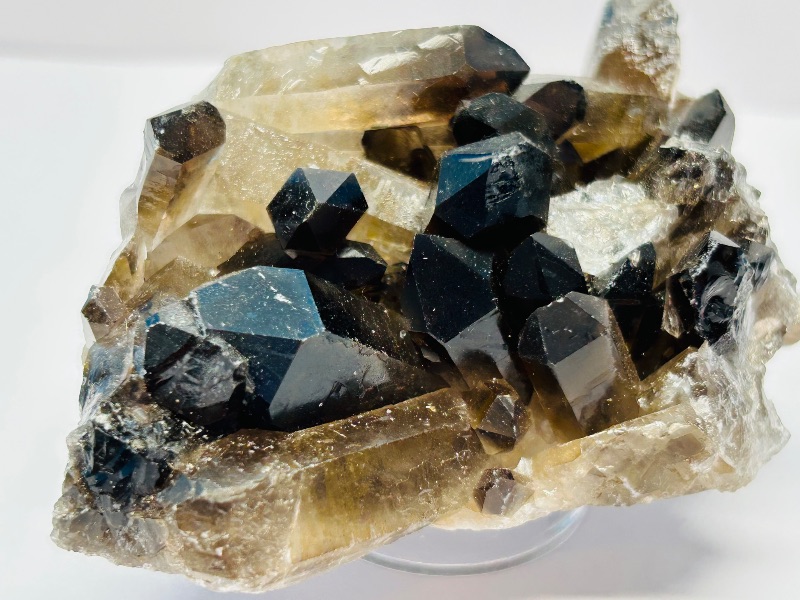 Photo 1 of 195864…5 x 3” smokey quartz rock with stand