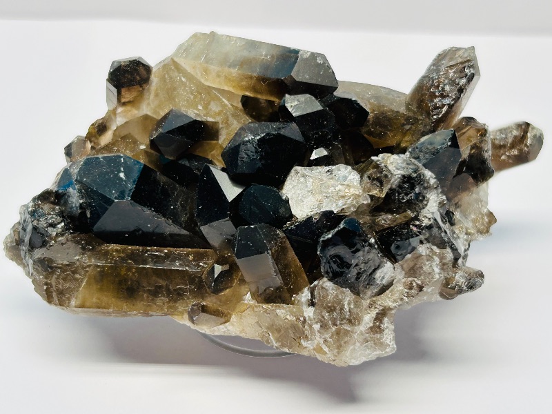 Photo 1 of 195864…5 x 3” smokey quartz rock with stand