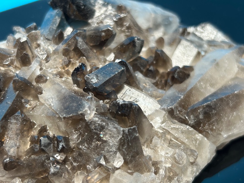 Photo 1 of 195876…large smokey quartz rock in 10 x 8” display case