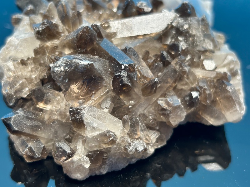 Photo 1 of 195876…large smokey quartz rock in 10 x 8” display case