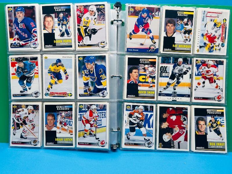 Photo 1 of 195880…final sale no return/refund-270 mixed hockey cards in binder