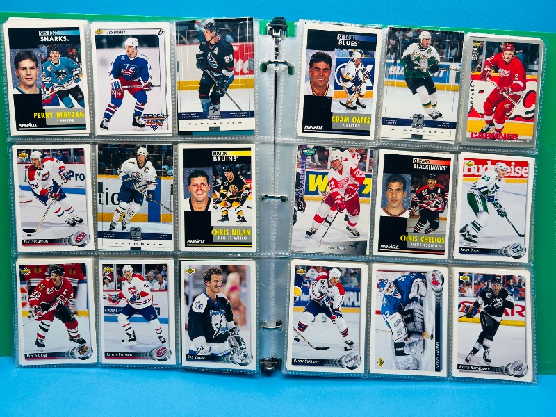 Photo 1 of 195880…final sale no return/refund-270 mixed hockey cards in binder